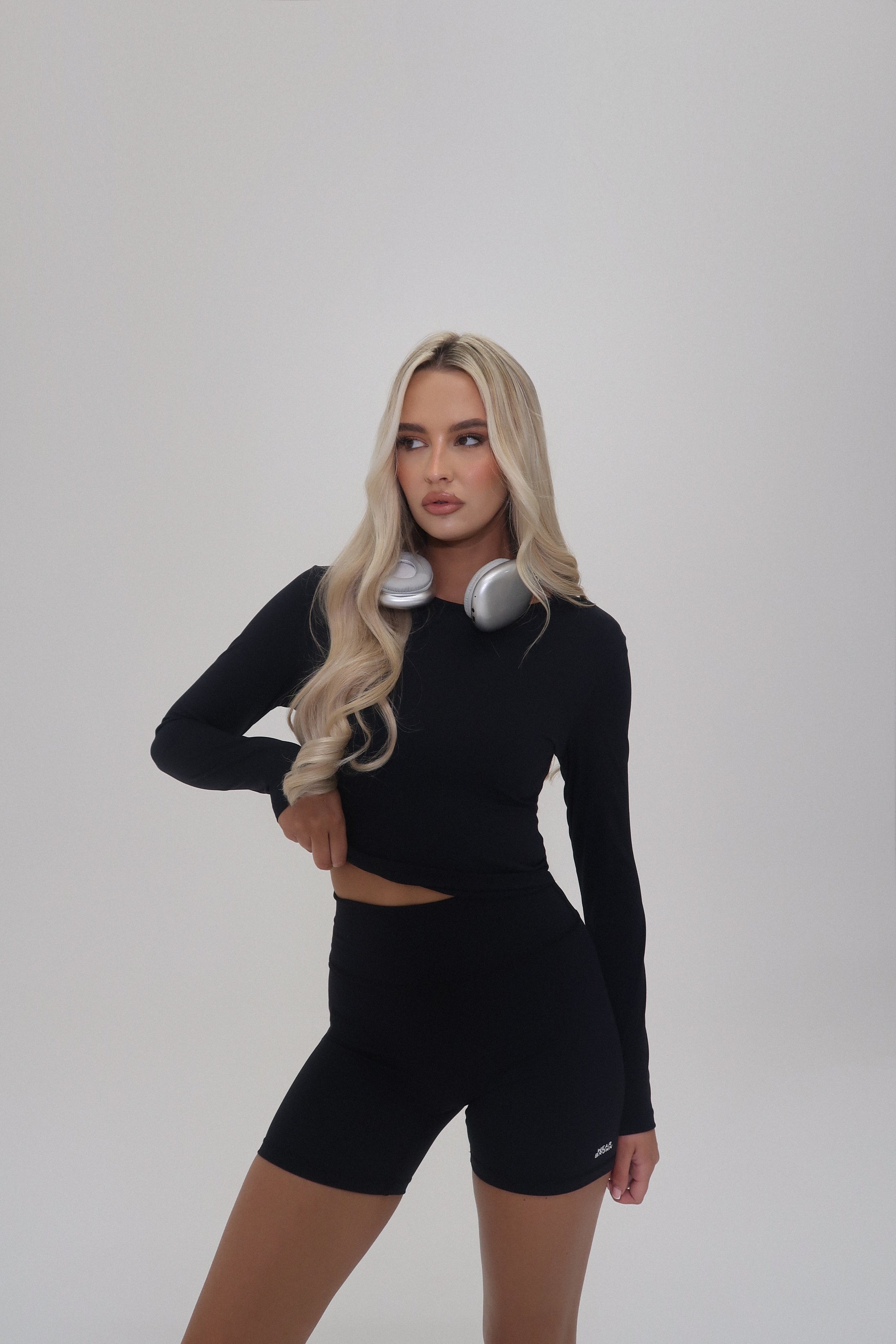 Long Sleeve Top, Just black